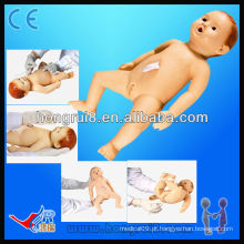 Modelos avançados de enfermagem de bebê de alta qualidade, bonecos de ciência médica, manequins de enfermagem para bebés